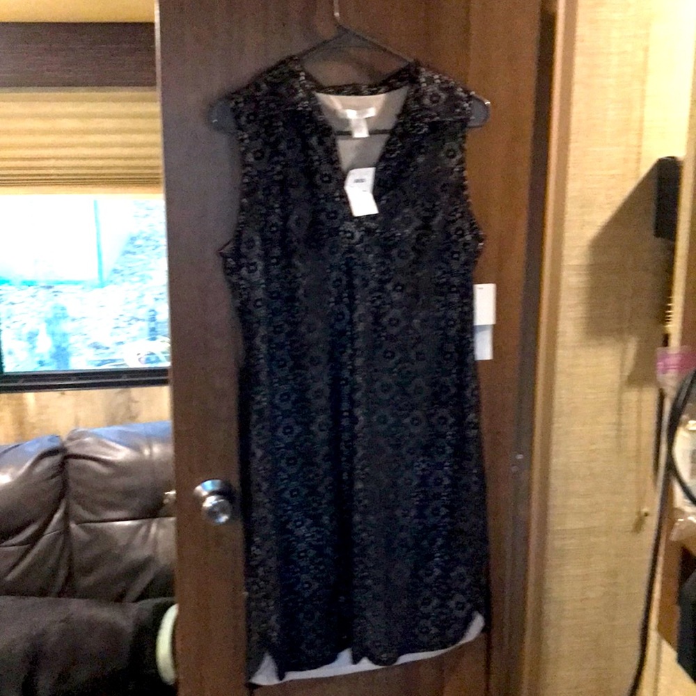 Brand new black lace dress